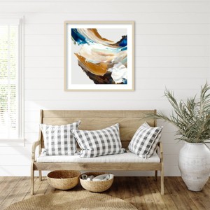 Amanti Art Crashing Blue by Jacob Q Framed Wall Art Print - 1 of 4