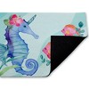 Stupell Industries Horned Seahorse & Fish Printed Outdoor Door Mat, design by Audrey Jeanne Roberts, 18"x30" - 2 of 4