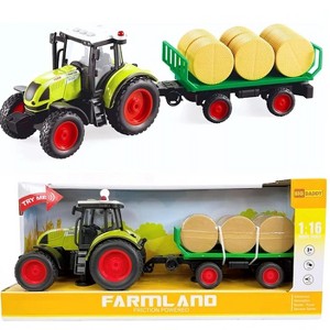 Big Daddy Farmland Agricultural Series 1:16 Farm Tractor Toy – Hay Hauler, Lumber, Rake, Feed Mixer, Plow - 1 of 4