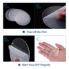 Unique Bargains Acrylic Round Clear Transparent Key Tags Disc with Hole - 4 of 4