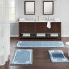ChicFurnit Bath Rug and Mat Soft Cotton Bath Rug for Bathroom Use, Blue, 72"*24"*0.5" - 3 of 4