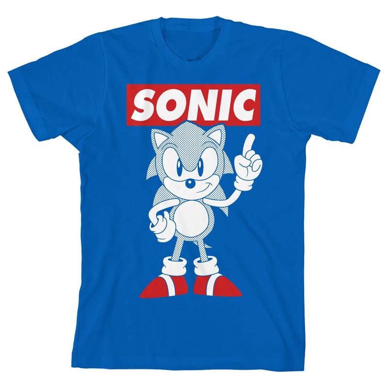 Sonic The Hedgehog Classic Boys T-shirt, 1 of 2