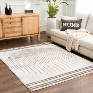 Hauteloom Apichu Charcoal Washable Area Rug - 1 of 4