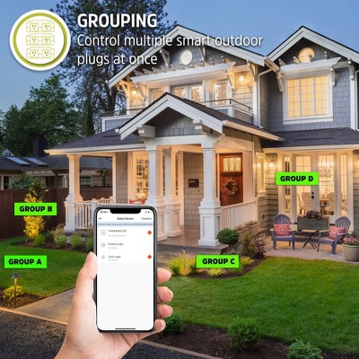 Energizer Smart Wi-Fi Outdoor Plug with Dual Outlets