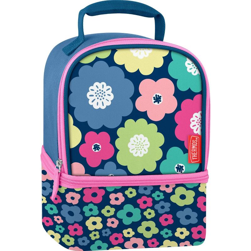 Thermos Dual Compartment Lunch Bag - Mod Flowers, 2 of 9