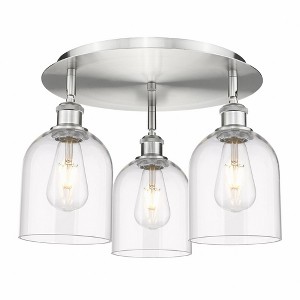 Bella - 3 Light Flush Mount In Industrial Style-10.5 Inches Tall and 17.25 Inches Wide - 1 of 1