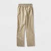 Boys' Adaptive Uniform Chino Pants - Cat & Jack™ Khaki - 2 of 3