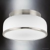 Urban Ambiance Luxury Modern Indoor Ceiling Light,  5-1/8''H x 11-1/4"W x 11-1/4''D,  Brushed Nickel Finish, UHP4770 - 3 of 4