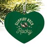 Slippery Rock The Rock Heart Love Wood Christmas Tree Holiday Ornament - 2 of 3
