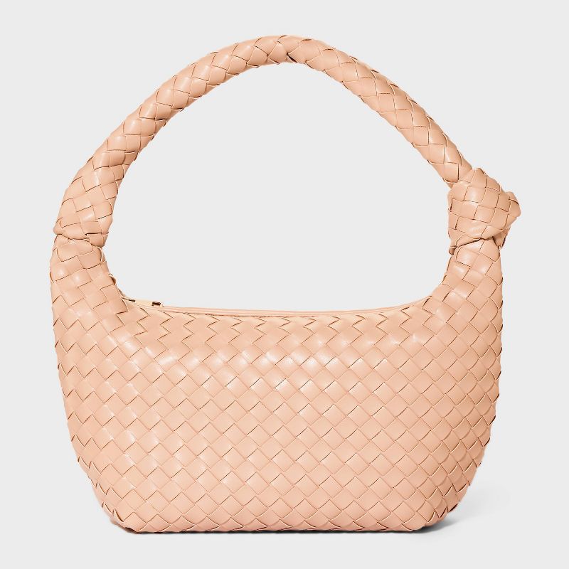 Woven Slouchy Shoulder Handbag - A New Day™, 1 of 18