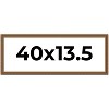 PosterPalooza | Panoramic Classic Gold Picture Frame - UV Acrylic, Foam Board Backing, Hanging Hardware - 2 of 4