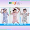 Disney Baby Girls Ribbed Bodysuit, Shorts and Headband 3 Piece Outfit Set Newborn to Infant - 3 of 4