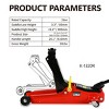 Syemin Lift Jacks Floor Jack, 2 Ton Low Profile Floor Jack Wrench Heavy Duty Steel Racing Floor Jack with Single Piston, Red, 8.2"*10.6"*14.2" - 3 of 4