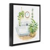 Stupell Industries Home Interior Bathroom Tub Floating Frame Canvas Art - 2 of 4