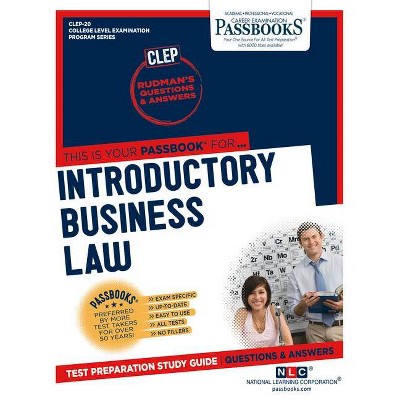 Introductory Business Law (Clep-20), 20 - (College Level Examination Program) by  National Learning Corporation (Paperback)