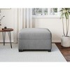 Whizmax Convertible Sectional Sofa Couch, L-Shaped Couch with Reversible Storage Seat & Ottaman, Sectional Sofa for Living Room, Light Grey - 2 of 4