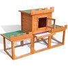 vidaXL Outdoor Large Rabbit Hutch House Pet Cage Single House - 3 of 4