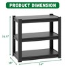 ROOMTEC 3-Tier Fish Tank Rack Shelf, Adjustable Metal Aquarium Stand Rack For 40-50 Gallon (31.5 "L x 18 "W x 34"H) - 4 of 4
