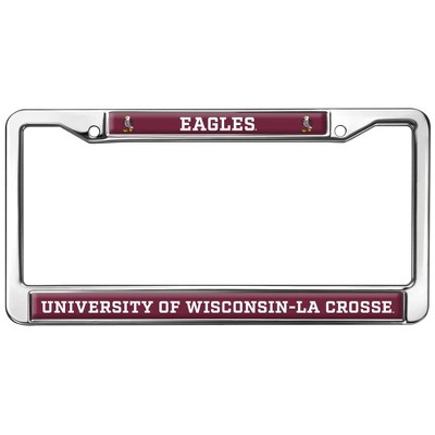 Wisconsin - La Crosse Eagles Logo Full Size Standard License Plate Metal Frame