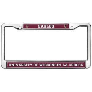 Wisconsin - La Crosse Eagles Logo Full Size Standard License Plate Metal Frame - 1 of 4