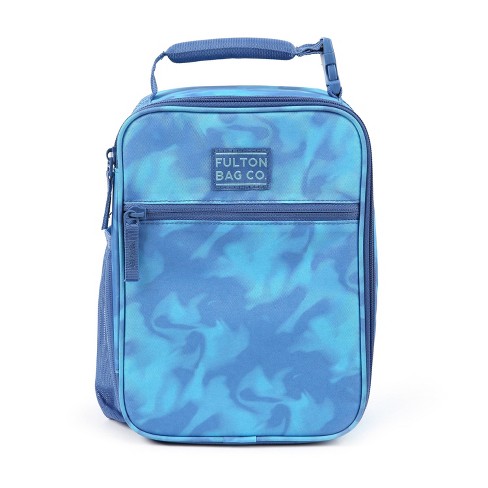  KOCOART Blue Golden Marble Insulated Lunch Bag Large