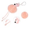 Unique Bargains Bathroom Cartoon Bath Shower Loofah Sponge 6.30"x4.53" Pink 1 Pc - 3 of 4