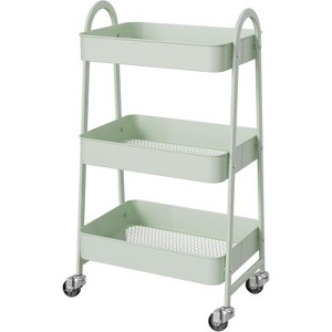 IULULU 3 Tier Slim Storage Cart with Wheels for Dining Room - 1 of 1