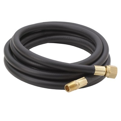 Bayou Classic 7906 6-ft High Pressure LPG Hose 1/4-in MNPT x 3/8-in FNPT Brass Connector 350-psi Maximum Use