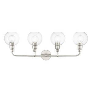 Livex Lighting Downtown 4 - Light Vanity in  Brushed Nickel - 1 of 4