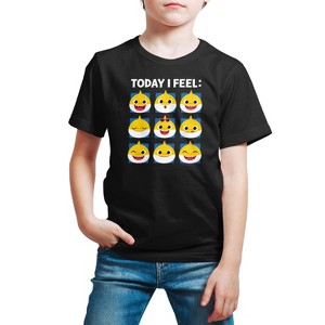 Boys' - Baby Shark - Today I Feel Grid Short Sleeve Graphic T-Shirt - 1 of 4