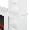 Monte Vista 108" Landscape Electric Fireplace TV Stand in White by Real Flame - 4 of 4