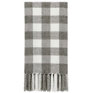 PiccoCasa Chenille Couch Sofa Chair Bed Living Room Throw Blankets with Fringe Tassel Lightweight 1 Pc - 1 of 4