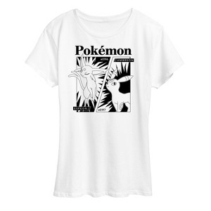 Women's - Pokémon - Espeon Umbreon Grid Short Sleeve Graphic T-Shirt - 1 of 4