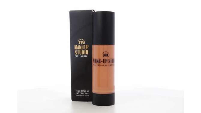 Fluid Foundation No Transfer - WB4 Golden Olive by Make-Up Studio for Women - 1.18 oz Foundation, 2 of 8, play video