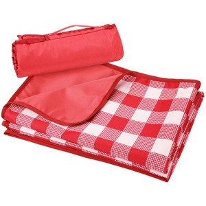 Tirrinia 59"x79" Picnic Blanket, Outdoor Waterproof Lightweight Windproof Extra Large Blanket, Foldable Camping Blanket - 1 of 4