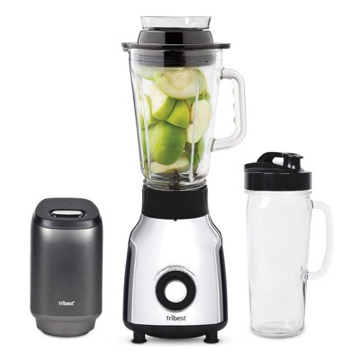 vrijheid buffet Toegeven Tribest Glass Personal Blender With Vacuum – Silver : Target