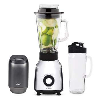 Tribest Glass Personal Blender with Vacuum – Silver