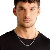Crucible Men's 3mm Rounded Franco Chain Stainless Steel Necklace - 22" - 2 of 4