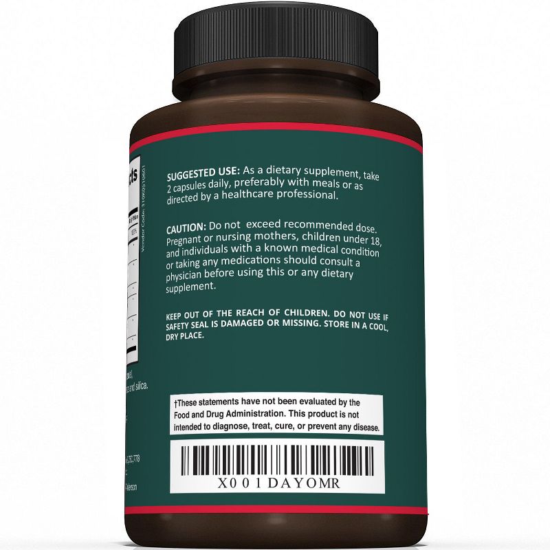 Sunergetic Uric Acid Support Includes Tart Cherry, Chanca Piedra, Celery Extract & Turmeric - Uric Acid Support Formula - 60 Veggie Capsules, 4 of 5