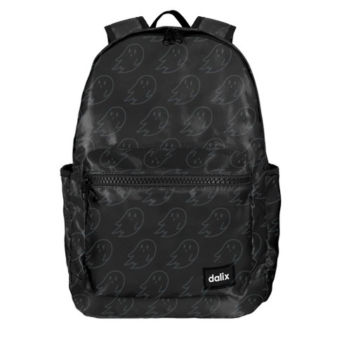 Dalix Classic Vibes Backpack in Ghost-Black