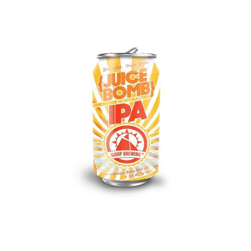 Sloop Juice Bomb IPA Beer - 6pk/12 fl oz Cans, 2 of 3
