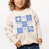The Juniper Shop Nautical Checkered Coquette Toddler Sweatshirt - 3 of 4