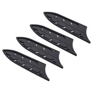 Unique Bargains Edge Guard Blade Protector Plastic 6" Ceramic Knife Sleeves Black - 1 of 4
