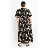 Women's Plus Size Jezebel Maxi Dress - black | CITY CHIC - 3 of 4