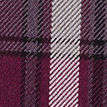 burgundy/gray plaid