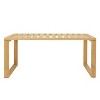 LunaLulinlk (2 pack) Bamboo Stackable Shelf, Natural Bamboo Color, Easy Assemble, 16 x 10 x 1.18in - 4 of 4
