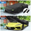 Unique Bargains Waterproof with Zipper Car Cover for Chevrolet Corvette C4 1984–1996 Black - 4 of 4