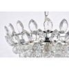 Elegant Lighting Emilia 18 inch pendant in chrome - 4 of 4
