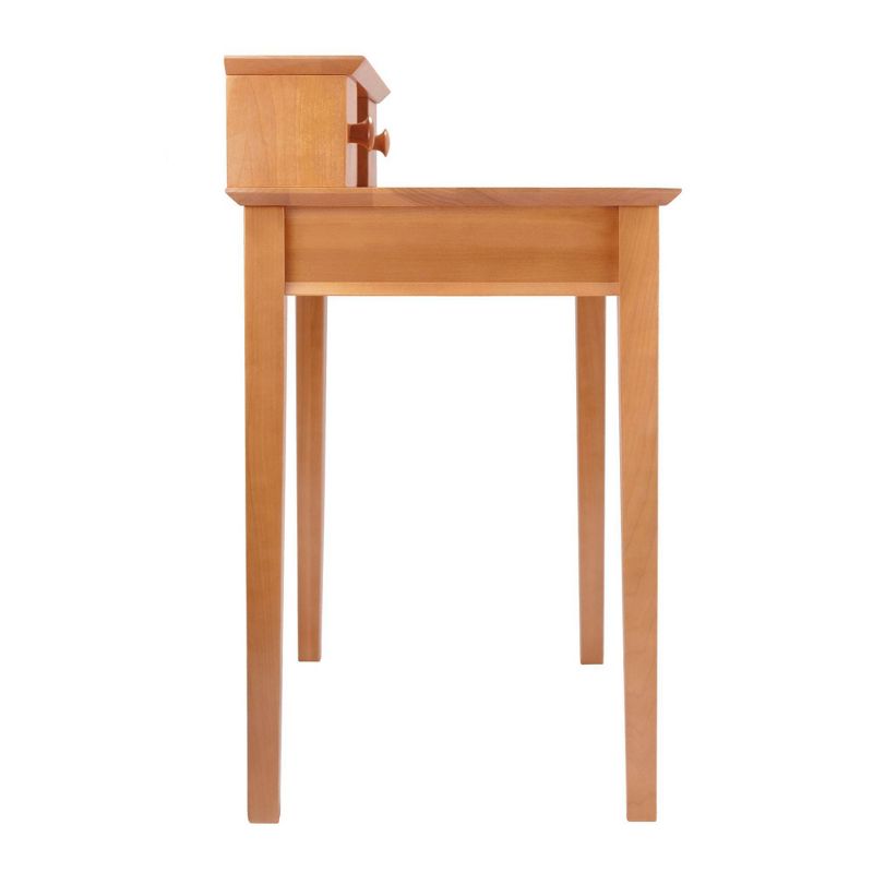 Studio Writing Desk with Hutch Honey Brown - Winsome, 5 of 9