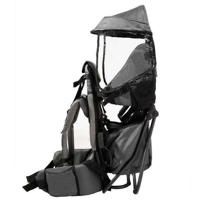 ClevrPlus CC Hiking Child Carrier Baby Backpack Camping for Toddler Kid, Grey, 3 of 7